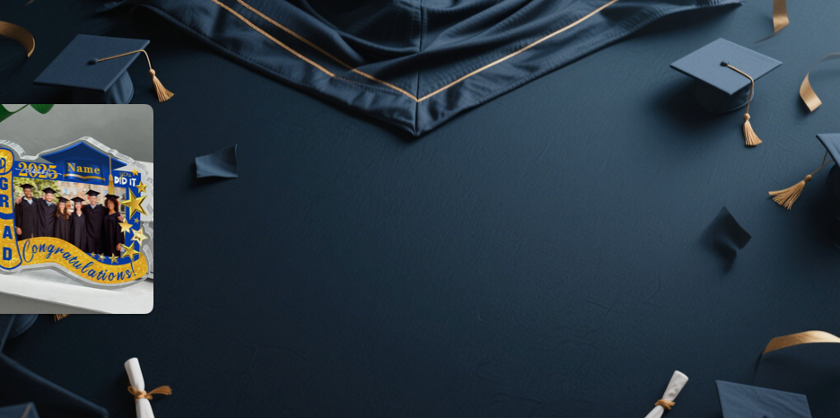 【UUBAO】Celebrate 2025 Graduation with Customizable Photo & Name Acrylic Plaques!