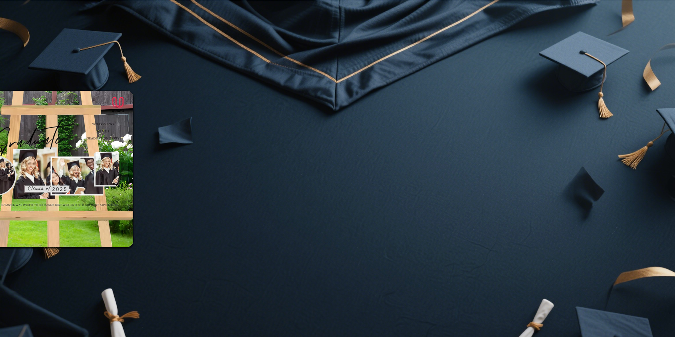 【UUBAO】Customized 2025 Graduation Welcome Sign: Add a Personal Touch to Your Big Day