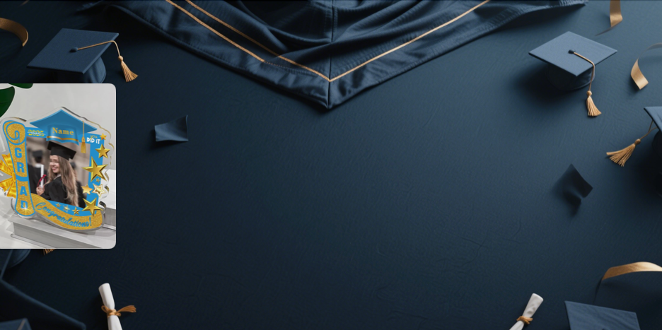 【UUBAO】Unlock Your Graduation Memories: Custom 2025 Graduation Acrylic Plaque with Photo & Name