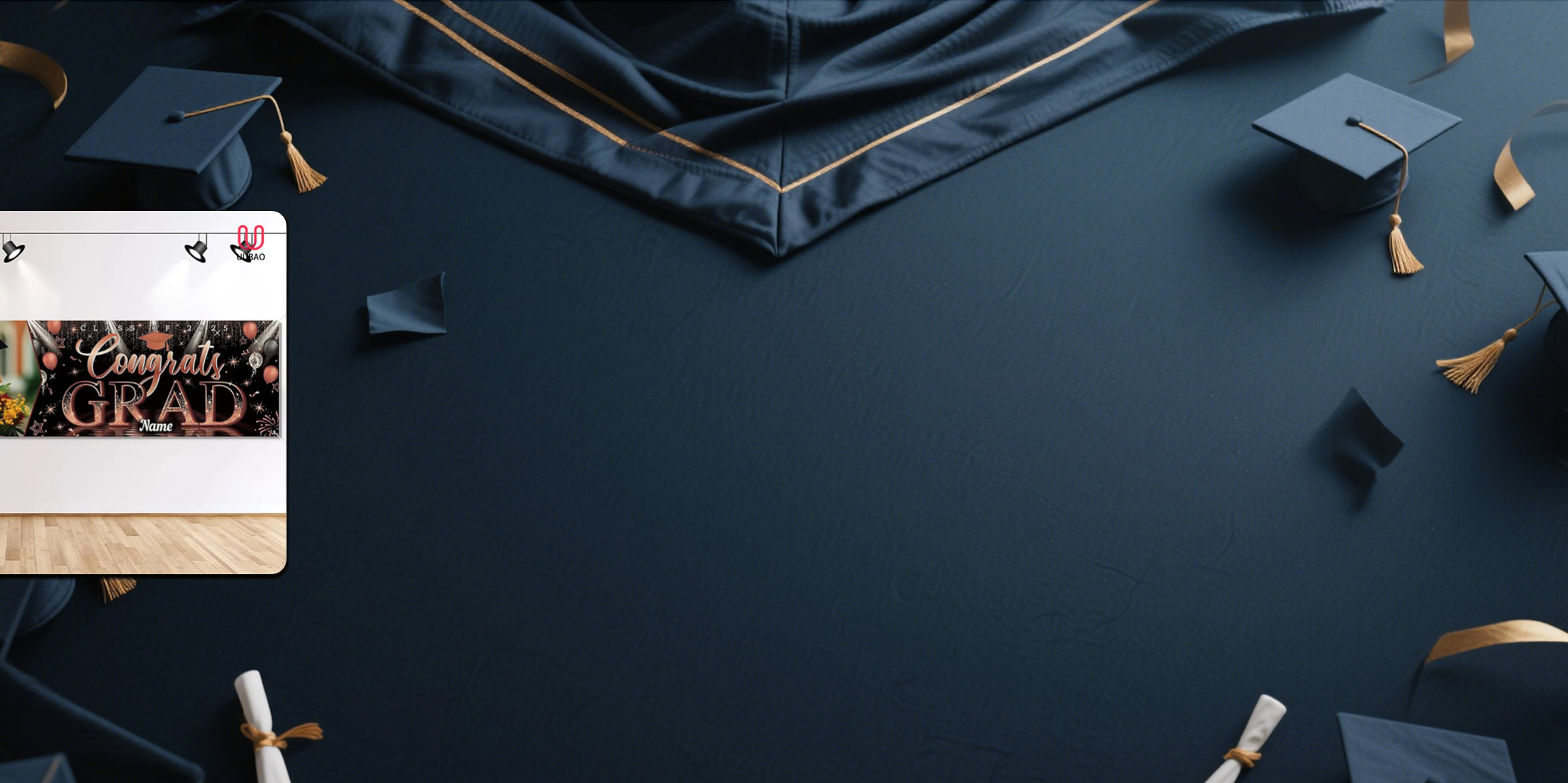 【UUBAO】Customizable 2025 Graduation Fans: Add a Personal Touch to Your Big Day