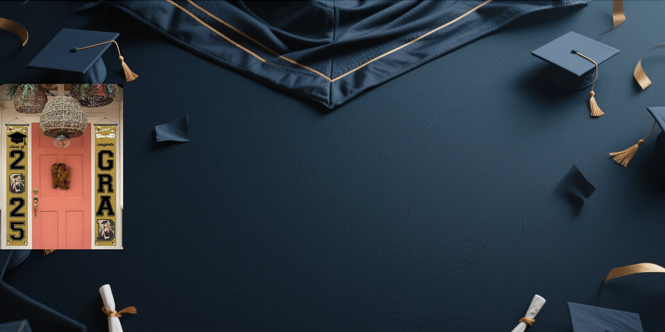 【UUBAO】Customizable Photo & Name Graduation Banners for 2025: Your Ticket to a Memorable Celebration