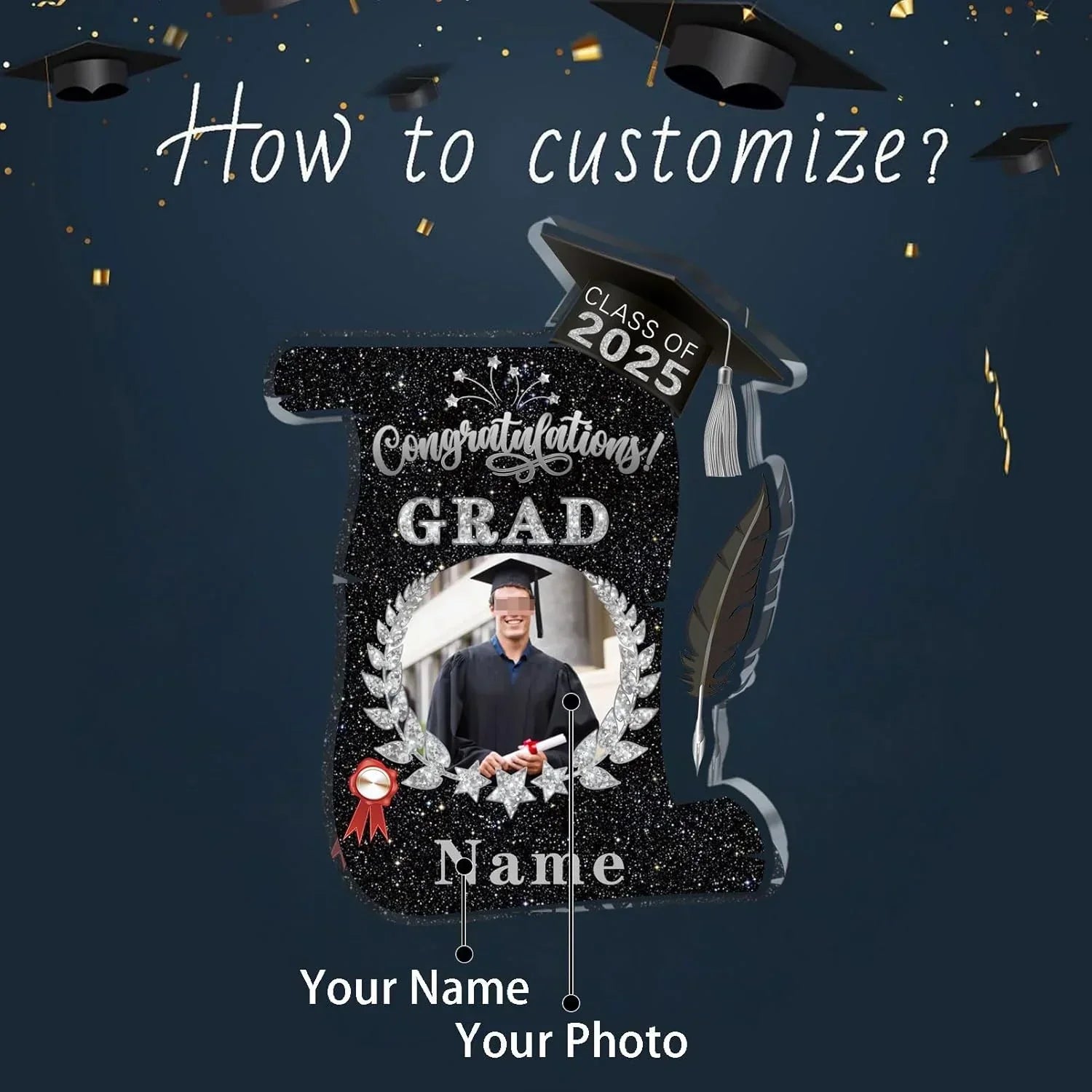 【UUBAO】Unveiling the Perfect 2025 Graduation Keepsake: Personalized Photo & Name Acrylic Plaque