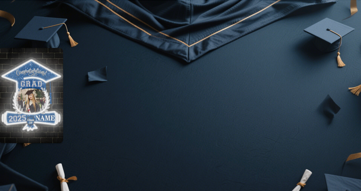 【UUBAO】Celebrate the Class of 2025 with Customizable Photo and Name Graduation LED Neon Signs!