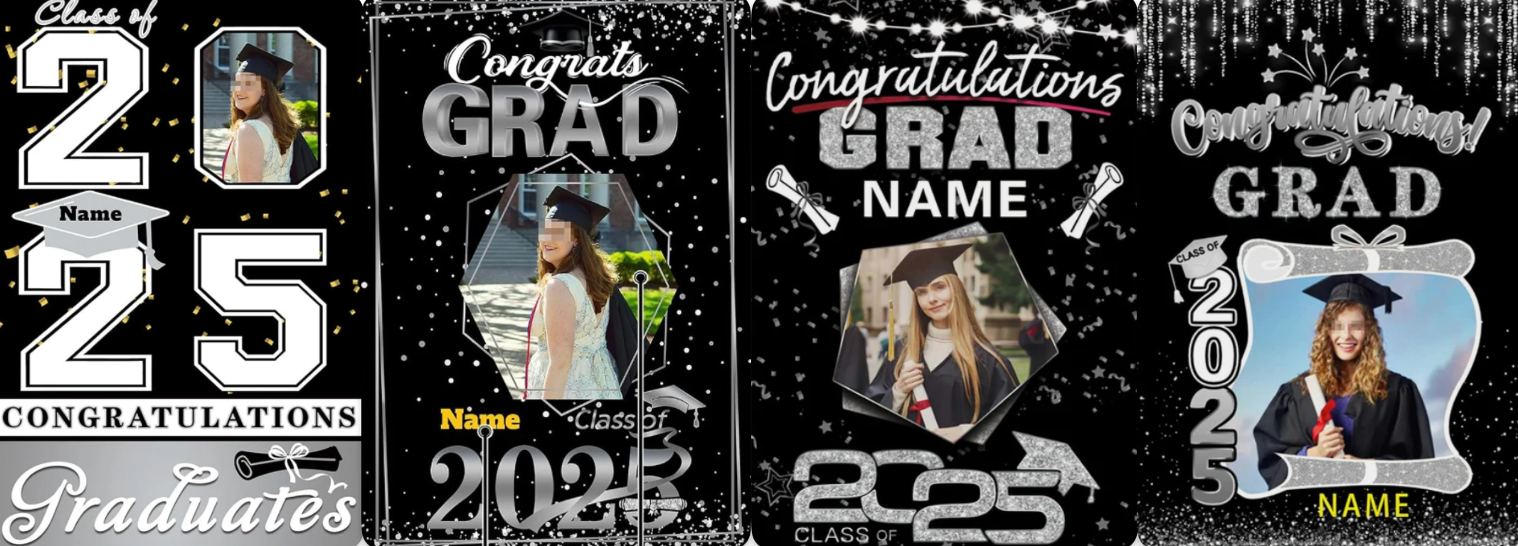 Celebrate the Class of 2025 with Customizable Graduation Garden Flags!