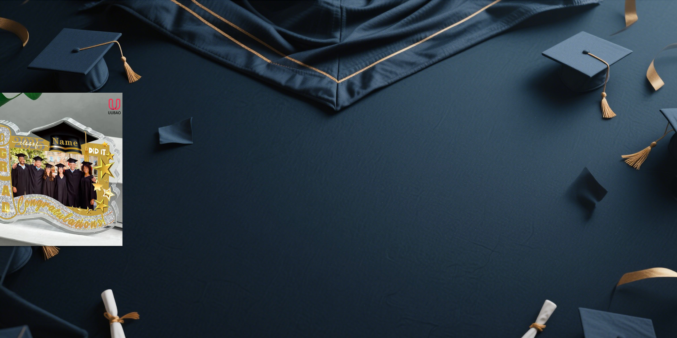 【UUBAO】Customizable 2025 Graduation Night Light with Photo and Name: A Cherished Keepsake