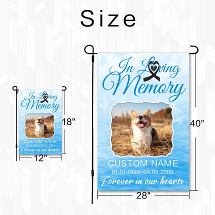 UUBAO Custom Memorial Pet Garden Flags Personalized Decorative Gifts for Dog/Cat Funerals