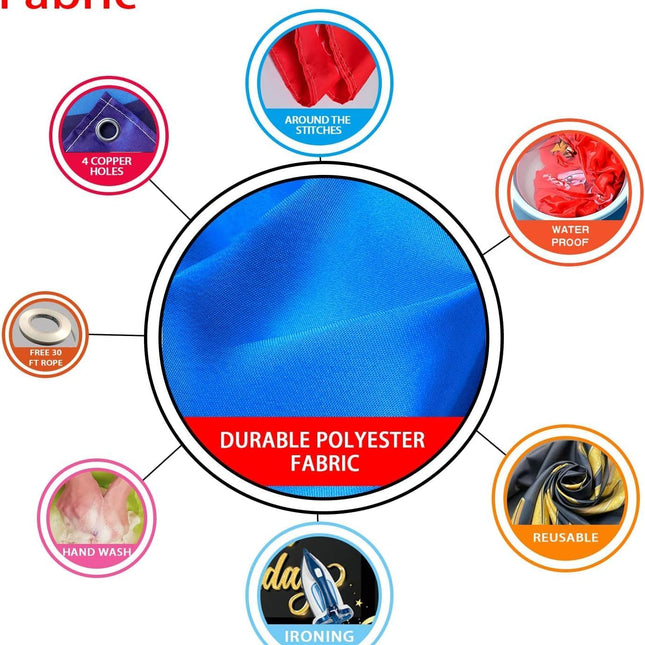 UUBAO Custom Graduation Party Decorations Personalization Banner Class of 2025 Backdrop (Peacock Blue and Gold)