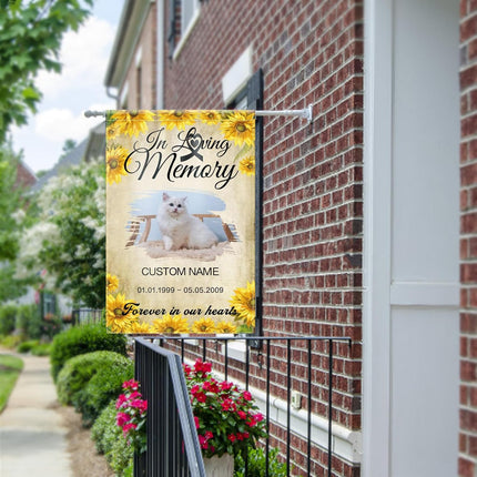 UUBAO Custom Memorial Pet Garden Flags Personalized Decorative Gifts for Dog/Cat Funerals