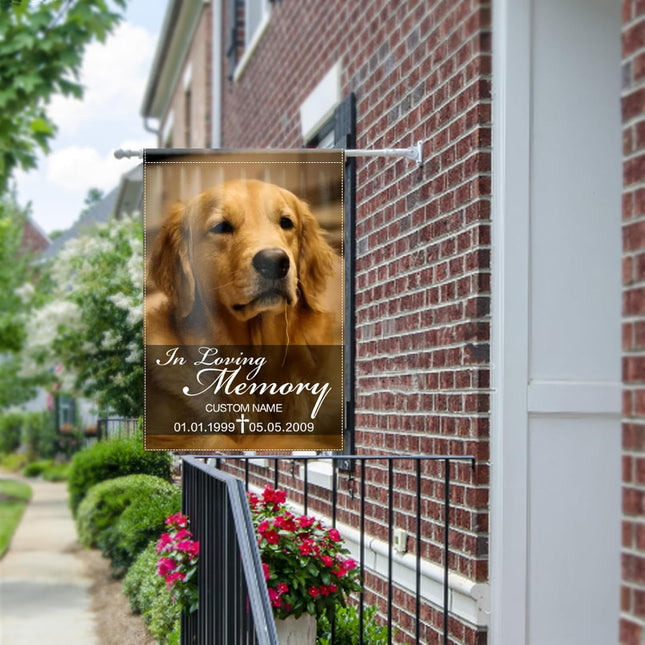 UUBAO Custom Memorial Pet Garden Flags Personalized Decorative Gifts for Dog/Cat Funerals
