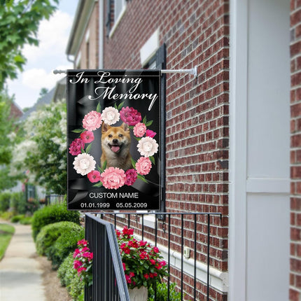 UUBAO Custom Memorial Pet Garden Flags Personalized Decorative Gifts for Dog/Cat Funerals