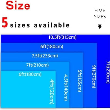 UUBAO Custom Graduation Party Decorations Personalization Banner Class of 2025 Backdrop (Blue and Gold)