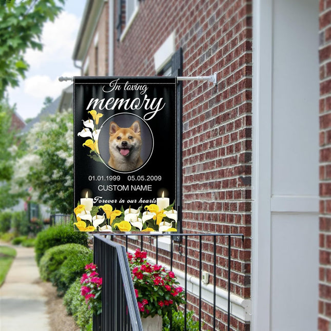 UUBAO Custom Memorial Pet Garden Flags Personalized Decorative Gifts for Dog/Cat Funerals