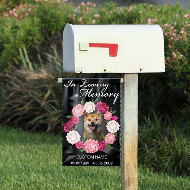 UUBAO Custom Memorial Pet Garden Flags Personalized Decorative Gifts for Dog/Cat Funerals