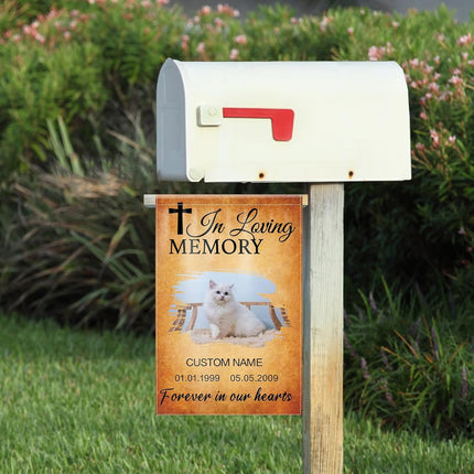 UUBAO Custom Memorial Pet Garden Flags Personalized Decorative Gifts for Dog/Cat Funerals
