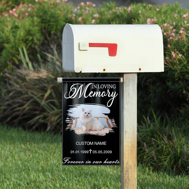 UUBAO Custom Memorial Pet Garden Flags Personalized Decorative Gifts for Dog/Cat Funerals