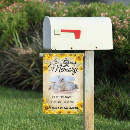 UUBAO Custom Memorial Pet Garden Flags Personalized Decorative Gifts for Dog/Cat Funerals