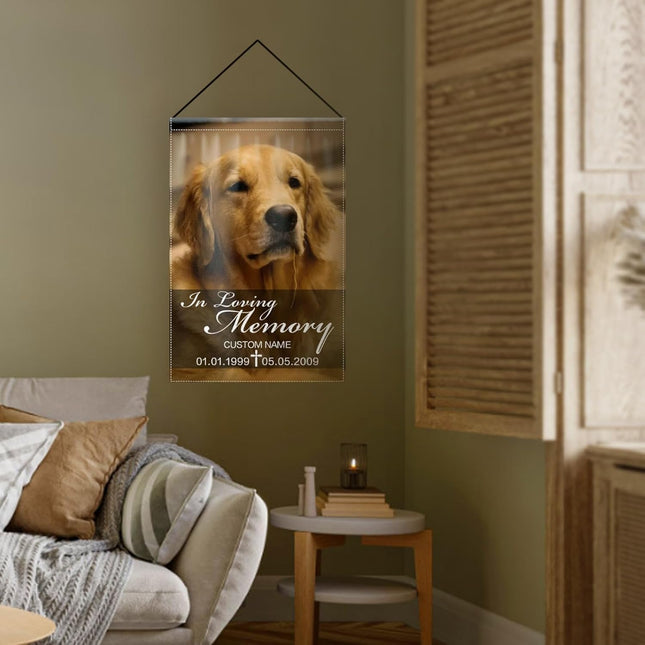 UUBAO Custom Memorial Pet Garden Flags Personalized Decorative Gifts for Dog/Cat Funerals