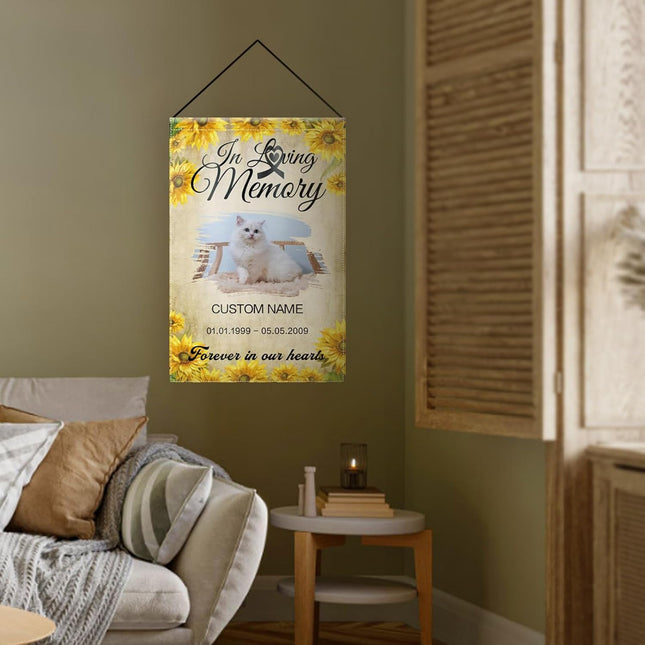 UUBAO Custom Memorial Pet Garden Flags Personalized Decorative Gifts for Dog/Cat Funerals