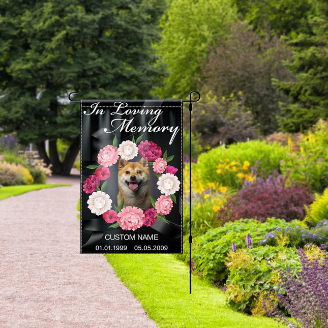 UUBAO Custom Memorial Pet Garden Flags Personalized Decorative Gifts for Dog/Cat Funerals