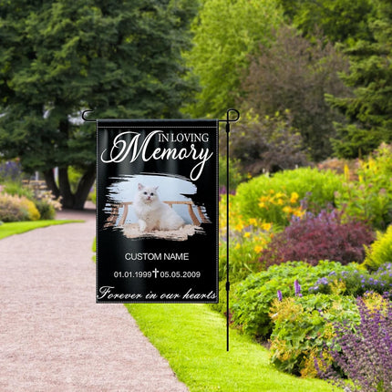 UUBAO Custom Memorial Pet Garden Flags Personalized Decorative Gifts for Dog/Cat Funerals