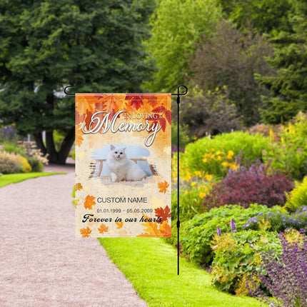 UUBAO Custom Memorial Pet Garden Flags Personalized Decorative Gifts for Dog/Cat Funerals