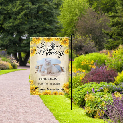 UUBAO Custom Memorial Pet Garden Flags Personalized Decorative Gifts for Dog/Cat Funerals