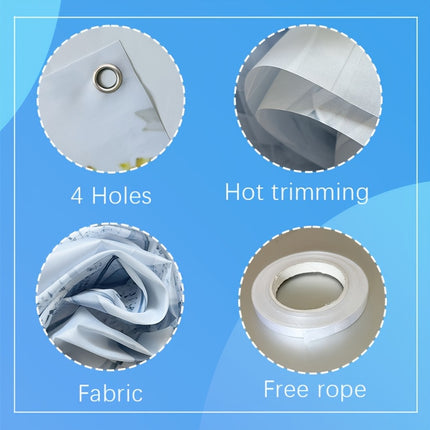 UUBAO Custom Floral Banner for Bridal Shower with Text Personalized Photography Background Couple Wedding Party Decorations