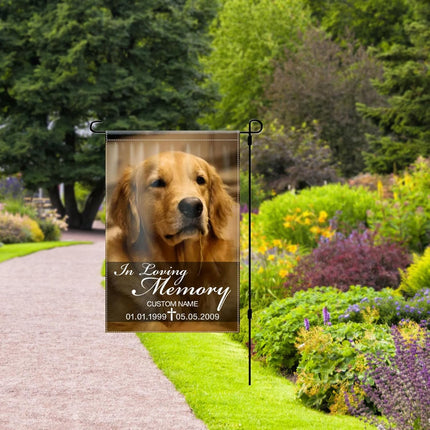 UUBAO Custom Memorial Pet Garden Flags Personalized Decorative Gifts for Dog/Cat Funerals